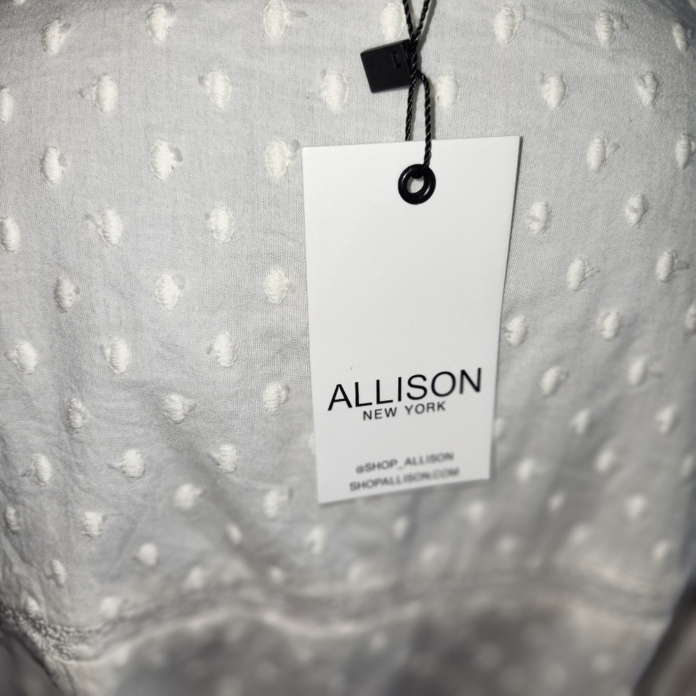 ALLISON Elegant Cream Button-Up Dress - Picture 4 of 5